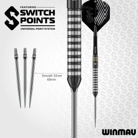 Winmau Steel Darts Switch Point Gian van Veen TS Dart 90% Tungsten Steeltip Dart Steeldart