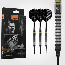 Winmau Soft Darts Gian van Veen TS Dart 90% Tungsten Softtip Dart Softdart 18 g