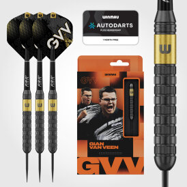 Winmau Steel Darts Gian van Veen Brass Core Steeltip Dart Steeldart 21 g