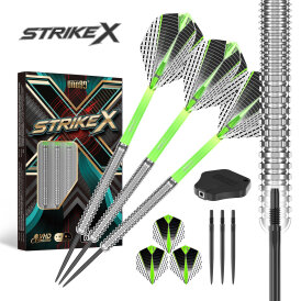 one80 Steel Dart SI Point Strike X SX01 90% Tungsten Screw in Steeltip Dart Steeldart