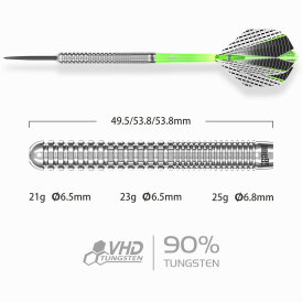 one80 Steel Dart SI Point Strike X SX01 90% Tungsten Screw in Steeltip Dart Steeldart