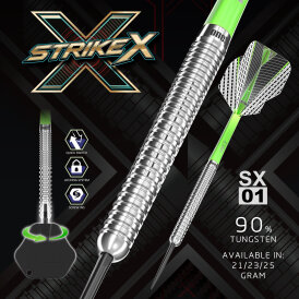 one80 Steel Dart SI Point Strike X SX01 90% Tungsten Screw in Steeltip Dart Steeldart