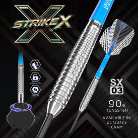 one80 Steel Dart SI Point Strike X SX03 90% Tungsten Screw in Steeltip Dart Steeldart