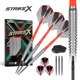 one80 Steel Dart SI Point Strike X SX04 90% Tungsten Screw in Steeltip Dart Steeldart