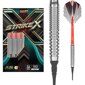 one80 Soft Dart Strike X SX04 90% Tungsten Softtip Dart...
