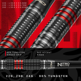 Red Dragon Steel Darts Switch Point Jonny Clayton RD-PRO 90% Tungsten Steeltip Dart Steeldart