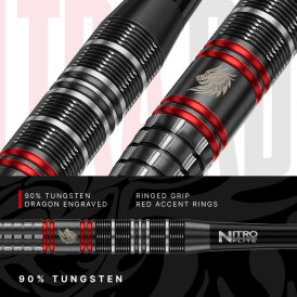Red Dragon Soft Darts Jonny Clayton RD-ULTRA 90% Tungsten Softtip Dart Softdart 18 g