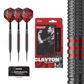 Red Dragon Steel Darts Jonny Clayton Brass Core Steeltip...