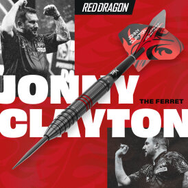 Red Dragon Steel Darts Jonny Clayton Brass Core Steeltip...