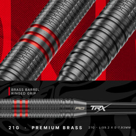 Red Dragon Steel Darts Jonny Clayton Brass Core Steeltip Dart Steeldart 21 g