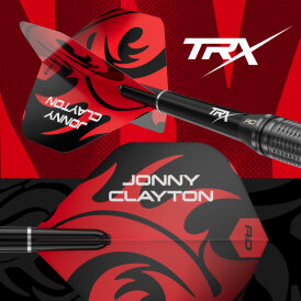 Red Dragon Steel Darts Jonny Clayton Brass Core Steeltip Dart Steeldart 21 g