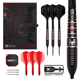 Harrows Steel Darts Quick Point Ryan Searle Heavy Metal GEO 90% Tungsten Steeltip Dart Steeldart