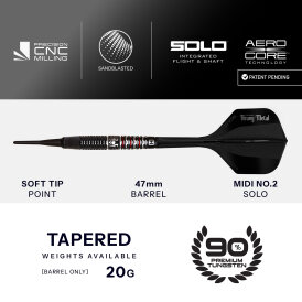 Harrows Soft Darts Ryan Searle Heavy Metal GEO 90% Tungsten Softtip Dart Softdart 22 g