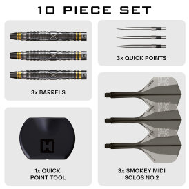 Harrows Steel Darts Quick Point NX Luxe Tapered 90% Tungsten Steeltip Dart Steeldart