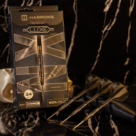 Harrows Steel Darts Quick Point NX Luxe Tapered 90% Tungsten Steeltip Dart Steeldart
