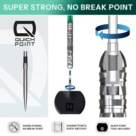 Harrows Steel Darts Quick Point Torrent Parralel 90% Tungsten Steeltip Dart Steeldart