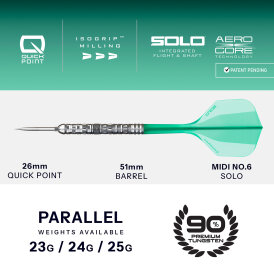 Harrows Steel Darts Quick Point Torrent Parralel 90% Tungsten Steeltip Dart Steeldart