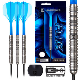 Harrows Steel Darts Quick Point Flux Parallel Pro Tungsten Steeltip Dart Steeldart