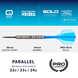 Harrows Steel Darts Quick Point Flux Parallel Pro Tungsten Steeltip Dart Steeldart