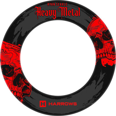 Harrows Dart Ryan Searle Heavy Metal Dartboard Surround / Dart Catchring