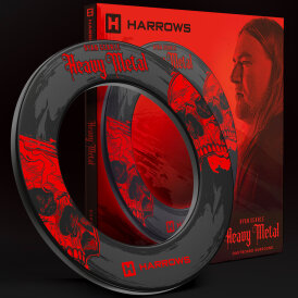 Harrows Dart Ryan Searle Heavy Metal Dartboard Surround / Dart Catchring