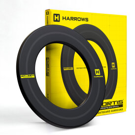Harrows Dart Fortis Schwarz/Gelb Dartboard Surround / Dart Catchring
