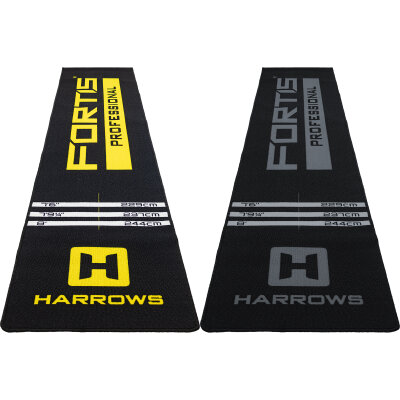 Harrows Dart Fortis Carpet-Mat Dartmatte Dartteppich 60cm x 300cm verschiedene Designs