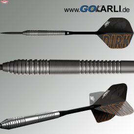 "Leicht bespielt" - BULLS NL Steel Darts Dirk van Duijvenbode E2 80% Tungsten Steeltip Darts Steeldart 24 g