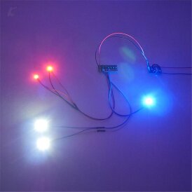 Slotcarlicht Slotlight 2 SMD 1210 2 x Xenon weiss 2 x rot 1 x blau