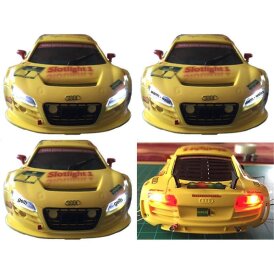 Slotcarlicht Slotlight 3 LED 3 mm gelb Bausatz fertig...