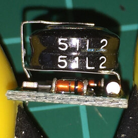 Slotcarlicht Slotlight 3 LED 3 mm gelb Bausatz fertig gelötet