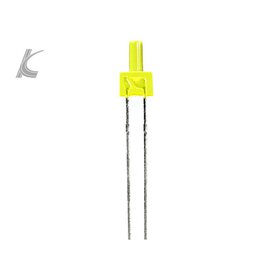Slotcar Leuchtdiode LED 2 mm 1 Paar gelb diffus für...