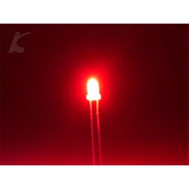 Slotcar Leuchtdiode LED 3 mm 1 Paar rot diffus