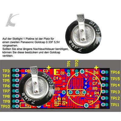 Goldcap Kondensator 0.33F 5,5V