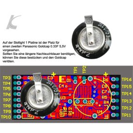 Goldcap Kondensator 0.33F 5,5V