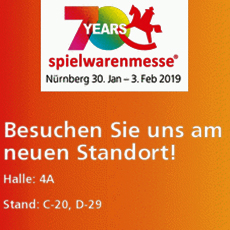 Termin der Spielwarenmesse International Toy Fair Nürnberg 30. Jan - 3. Feb 2019